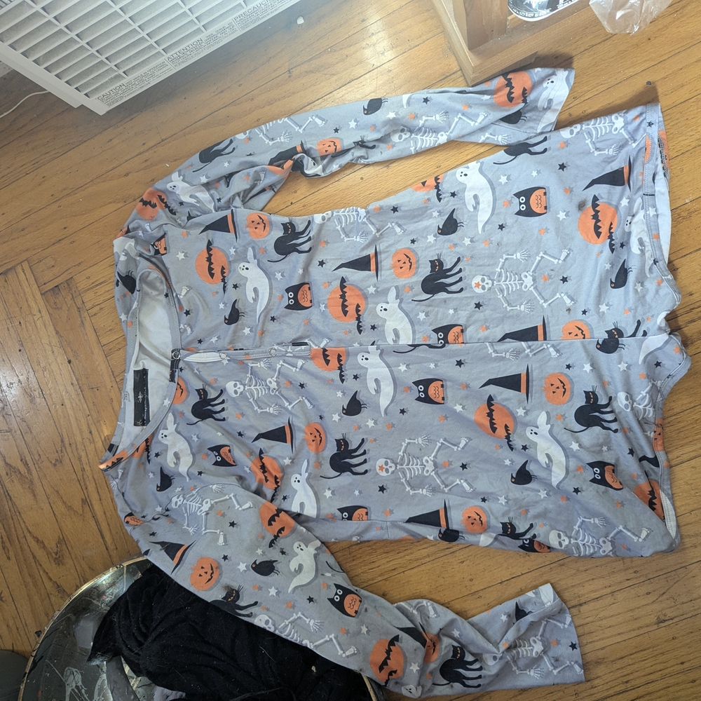 Women's Gothic Halloween One Piece Pyjamas